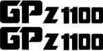  Kawasaki GPZ1100 matrica készlet