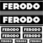  Ferodo szponzor matrica szett