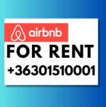  Airbnb for rent tábla