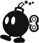  Super Mario bomba "11" matrica