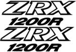  Kawasaki ZRX 1200R matrica készlet