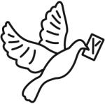  Postagalamb piktogram matrica