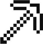  Minecraft Pickaxe matrica