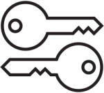  Kulcsok piktogram matrica