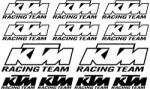 KTM Versenycsapat matrica szett