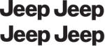 Jeep felni matrica (4 db)