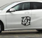  Tekeredő virág tuning matrica (30x30 cm)