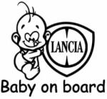 Lancia Baby on board matrica - dekorguru