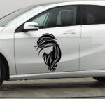  Hajas nő tuning matrica (40x29 cm)