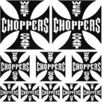  Choppers szett - Szélvédő matrica