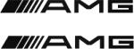  2 db Mercedes AMG felirat matrica