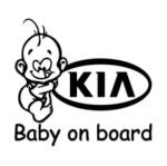 KIA Baby on board matrica