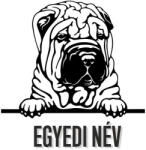  Egyedi neves Shar pei matrica