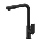  Konyhai csaptelep COPEN NOOK kihúzható zuhannyal, matt fekete (C-01-109MB)