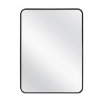  MINOTTI 600x800 mm tükör fekete alu kerettel (H-1064L)