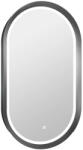 Tükör COPEN 500x900 mm, LED világítás, gunmetal színű alumínium keret (56, 5 mm) (C-06-102GM)