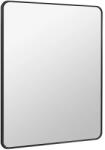  MINOTTI 600x800 mm matt fekete alu tükör 20 mm kerettel (H-006R)