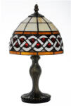 Tiffany Lighting TIF-1141 Tiffany asztali lámpa, búra átmérő 20cm (n596980-rt)
