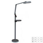 PREZENT 31220 Salsa 660-1500lm, 3000-6500K, érintőkapcsolós, polcos, órás, USB aljzatos álló lámpa (31220)