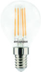 SYLVANIA 0029502 4, 5W 2700K 470Lumen Kisgömb izzó forma E14 filament LED fényforrás (0029502)