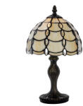 Tiffany Lighting TIF-1137 Tiffany asztali lámpa, búra átmérő 20cm (8-96621-rt)