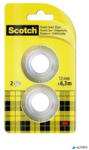 3M Ragasztószalag, kétoldalas, utántöltő, 12 mm x 6, 3 m, 3M SCOTCH (7100126761) - alter