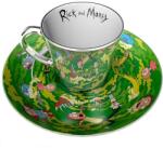 ABYSTYLE Комплект ABYSTYLE RICK AND MORTY Mirror mug & plate set Portal, Чаша, Подложка (ABYSTYLE-MMP007) - topmall