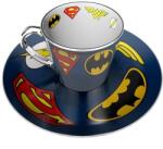 ABYSTYLE Комплект ABYSTYLE DC COMICS Mirror mug & plate set Logo, Чаша, Подложка с емблеми (ABYSTYLE-MMP002) - topmall