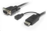 PremiumCord HDMI VGA/D-Sub Átalakító Fekete 2m khcon-20 (khcon-20)