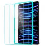 ESR Folie de protectie Ecran ESR pentru Apple iPad Air (2022) / Pro 11 (2021) / Air (2020), Sticla Securizata, Full Glue, Set 2 bucati - evomag