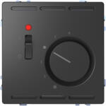 Schneider Electric Merten System Design - MEG5761-6034 - Szobatermosztát kapcsolóval, 24 V, antracit (MEG5761-6034)