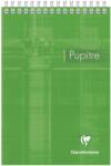 Clairefontaine Pupitre A5-ös spirálfüzet, 80 oldal, Diktálás, Zöld (8666C-02J)