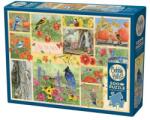 Cobble Hill 500 db-os puzzle - Garden Birds in Autumn (45103) (45103)