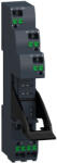 Schneider Electric Harmony Electromechanical Relays - RGZE05P RGZ nyomócsatlakozós reléfoglalat, leszorítóval, külön érintkezővel, 10 A, RXG1 reléhez (RGZE05P)
