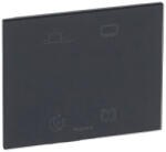 Legrand MyHome-Céliane 4 scenáriós érintős vezérlő, szállodai megoldások 1, feketeüveg - 67295 (67295)