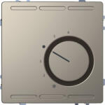Schneider Electric Merten System Design - MEG5763-6050 - Szobatermosztát, váltóérintkezős, 24 V, nikkel (MEG5763-6050)