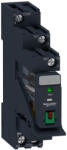 Schneider Electric Harmony Electromechanical Relays - RXG12B7PV - RXG Interfész relé foglalattal, 1CO, 10A, 24VAC, tesztgomb, LED (RXG12B7PV)
