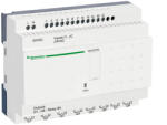 Schneider Electric Zelio Logic - SR2E201B - programozható relé, kompakt, kijelző nélkül, 12 DI, 8 DO relés, belső órával, 24 VAC (SR2E201B)