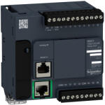 Schneider Electric Modicon M221 - TM221CE16R - gépvezérlő PLC, 16 I/O, relé kimenet, RS232/RS485, Ethernet Modbus TCP/IP 100. . . 230 VAC (TM221CE16R)
