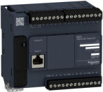 Schneider Electric Modicon M221 - TM221C24R - gépvezérlő PLC, 24 I/O, relé kimenet, RS232/RS485, 100. . . 230 VAC (TM221C24R)