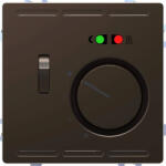 Schneider Electric Merten System Design - MEG5764-6052 - Padlótermosztát kapcsolóval, 250 V, 10A, mokka (MEG5764-6052)