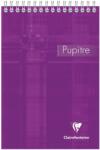 Clairefontaine Pupitaine spirálfüzet, A5, 80 oldal, Matematika, Lila (8662C-01J)