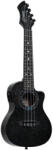 Ortega Guitars RUHZ-CE-STAR Koncert ukulele, fekete, tokkal