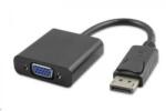 PremiumCord DisplayPort VGA/D-Sub Átalakító Fekete 15cm kportad05 (kportad05)