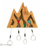 YY Vertical YY függőleges kulcstartó Hegyi kulcstartó, cseresznye