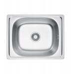 Melanstar Rozsdamentes Acél Mosogató MikroDekor 46x41 cm Szifonnal Melanstar (MEL4641DEKOR)