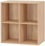 Leziter Boxie Nyitott Fali Szekrény - 80x80 cm, Sonoma Tölgy, Moduláris