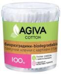 Agiva Биоразградими памучни клечки за уши Agiva - 100 броя (1675996)