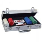 Merchant ProPoker 200: Set de poker în servietă de aluminiu - 200 de piese - în limba maghiară (PR02702SP4)