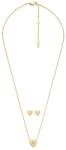Fossil Colier Fossil inimi si cubic zirconia set JGFTSET1060